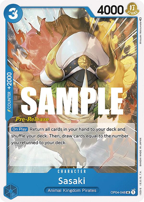 Sasaki (OP04-048) [Kingdoms of Intrigue Pre-Release Cards] | Jack's On Queen