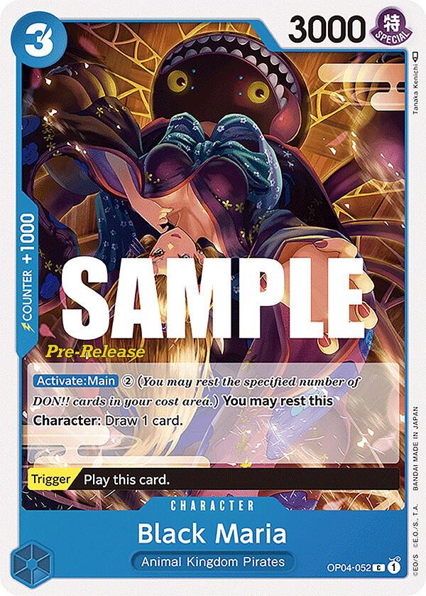 Black Maria (OP04-052) [Kingdoms of Intrigue Pre-Release Cards] | Jack's On Queen
