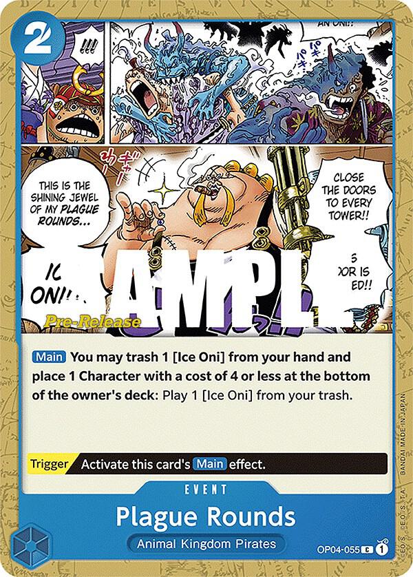 Plague Rounds (OP04-055) [Kingdoms of Intrigue Pre-Release Cards] | Jack's On Queen