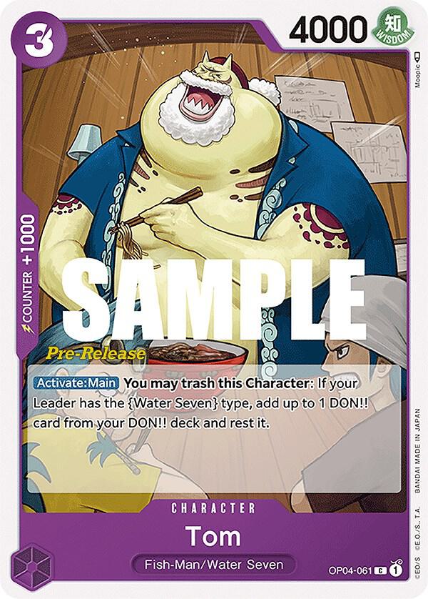 Tom (OP04-061) [Kingdoms of Intrigue Pre-Release Cards] | Jack's On Queen