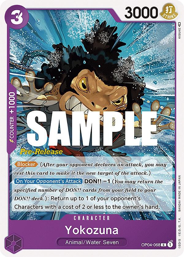 Yokozuna (OP04-068) [Kingdoms of Intrigue Pre-Release Cards] | Jack's On Queen