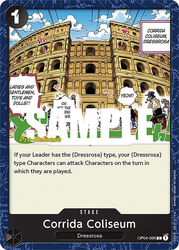 Corrida Coliseum (OP04-096) [Kingdoms of Intrigue Pre-Release Cards] | Jack's On Queen