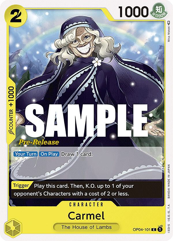 Carmel (OP04-101) [Kingdoms of Intrigue Pre-Release Cards] | Jack's On Queen