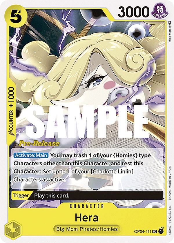 Hera (OP04-111) [Kingdoms of Intrigue Pre-Release Cards] | Jack's On Queen