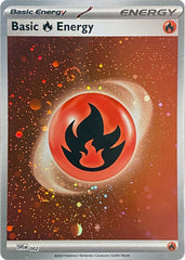 Basic Fire Energy (002) (Cosmos Holo) [Scarlet & Violet: Base Set] | Jack's On Queen