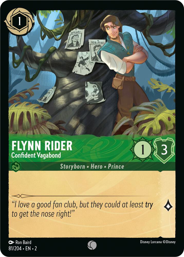 Flynn Rider - Confident Vagabond (81/204) [Rise of the Floodborn] | Jack's On Queen