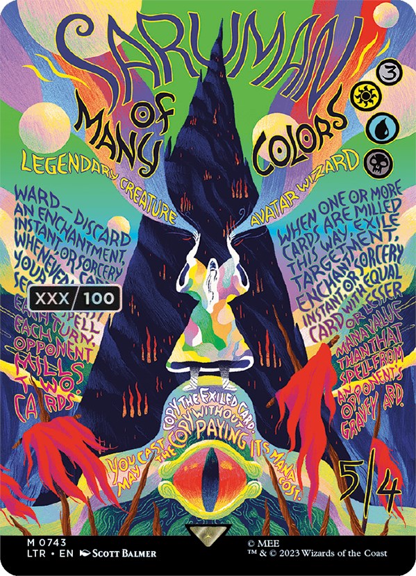 Saruman of Many Colors (Borderless Poster) (Serialized) [The Lord of the Rings: Tales of Middle-Earth] | Jack's On Queen