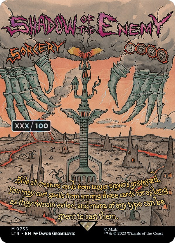 Shadow of the Enemy (Borderless Poster) (Serialized) [The Lord of the Rings: Tales of Middle-Earth] | Jack's On Queen