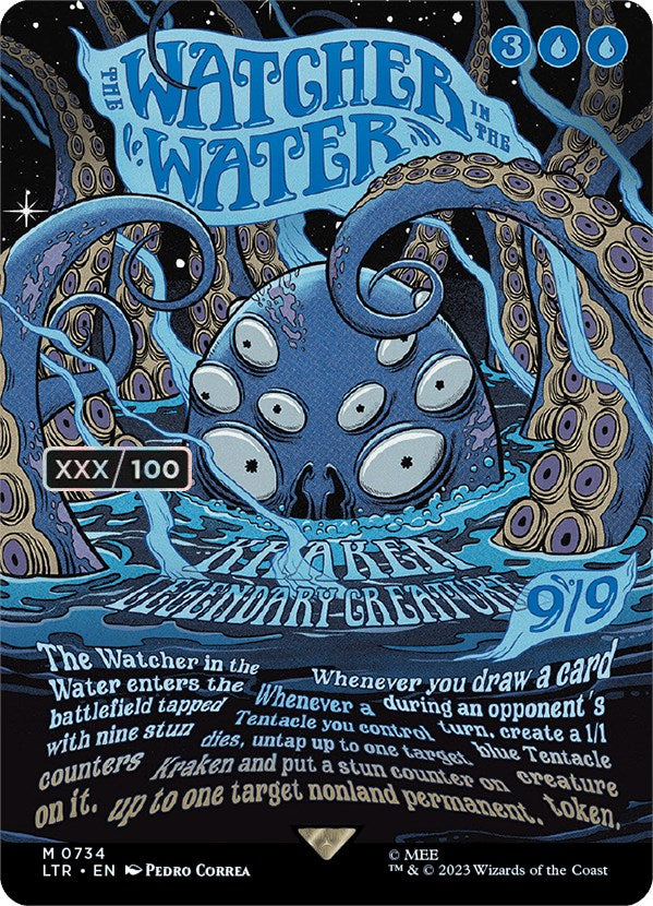 The Watcher in the Water (Borderless Poster) (Serialized) [The Lord of the Rings: Tales of Middle-Earth] | Jack's On Queen