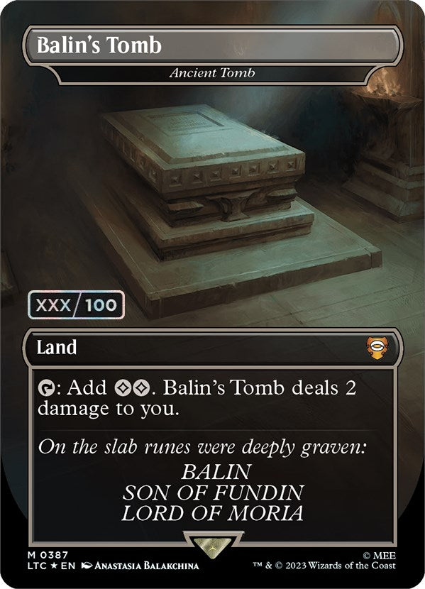 Balin's Tomb - Ancient Tomb (Serialized) [The Lord of the Rings: Tales of Middle-Earth Commander] | Jack's On Queen