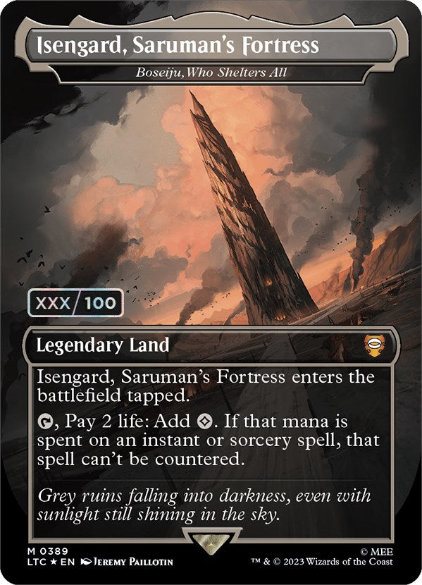 Isengard, Saruman's Fortress - Boseiju, Who Shelters All (Serialized) [The Lord of the Rings: Tales of Middle-Earth Commander] | Jack's On Queen