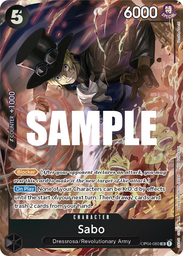 Sabo (Sealed Battle 2023 Vol. 1) (OP04-083) [One Piece Promotion Cards] | Jack's On Queen