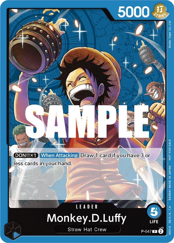 Monkey.D.Luffy (047) (Sealed Battle Kit Vol. 1) (P-047) [One Piece Promotion Cards] | Jack's On Queen