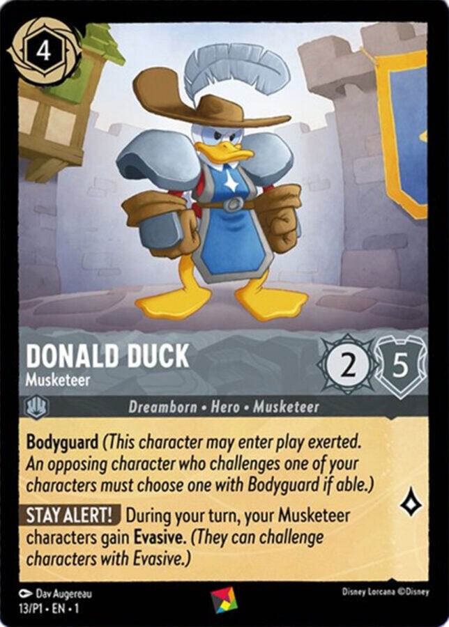 Donald Duck - Musketeer (13) [Disney Lorcana Promo Cards] | Jack's On Queen