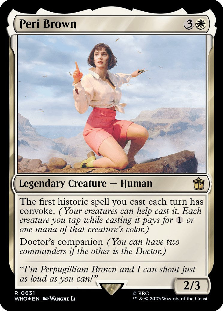 Peri Brown (Surge Foil) [Doctor Who] | Jack's On Queen