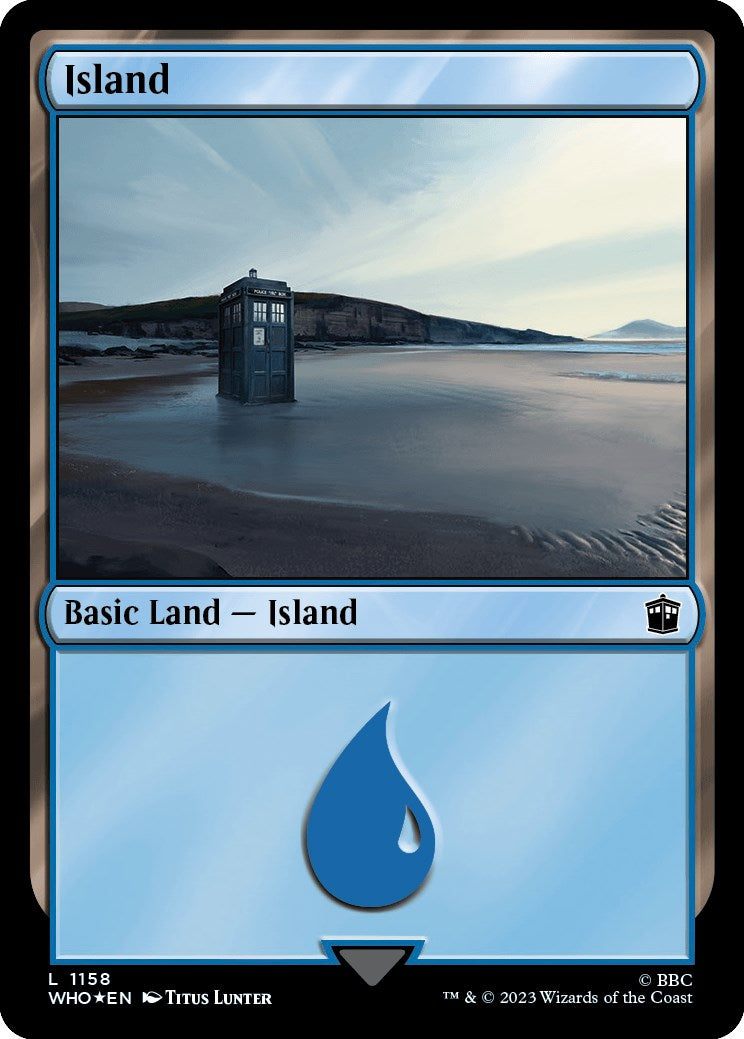 Island (1158) (Surge Foil) [Doctor Who] | Jack's On Queen