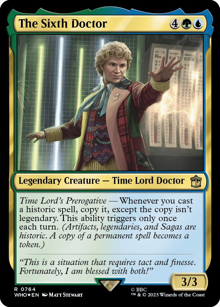 The Sixth Doctor (Surge Foil) [Doctor Who] | Jack's On Queen