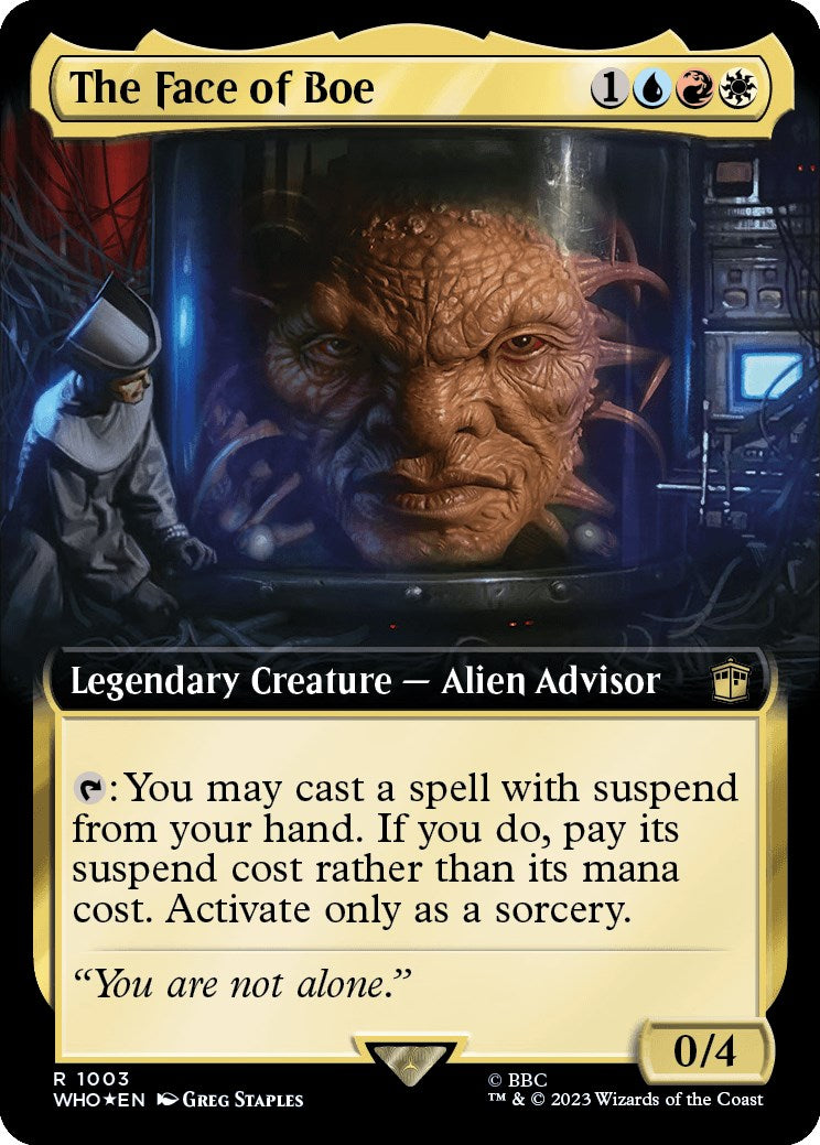 The Face of Boe (Extended Art) (Surge Foil) [Doctor Who] | Jack's On Queen