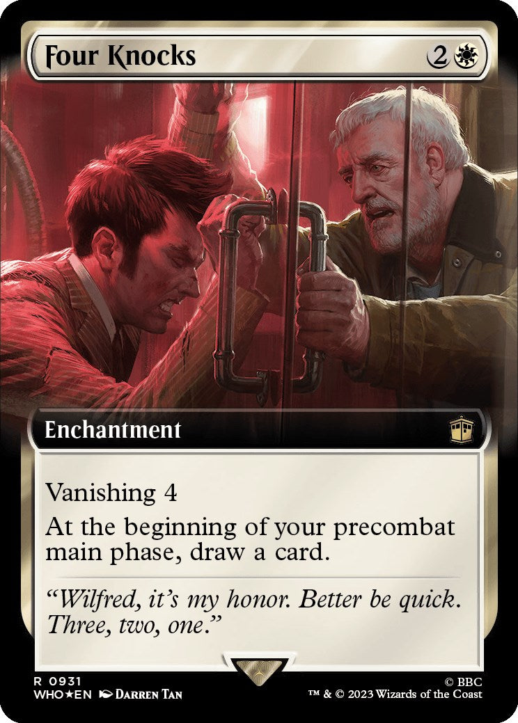 Four Knocks (Extended Art) (Surge Foil) [Doctor Who] | Jack's On Queen