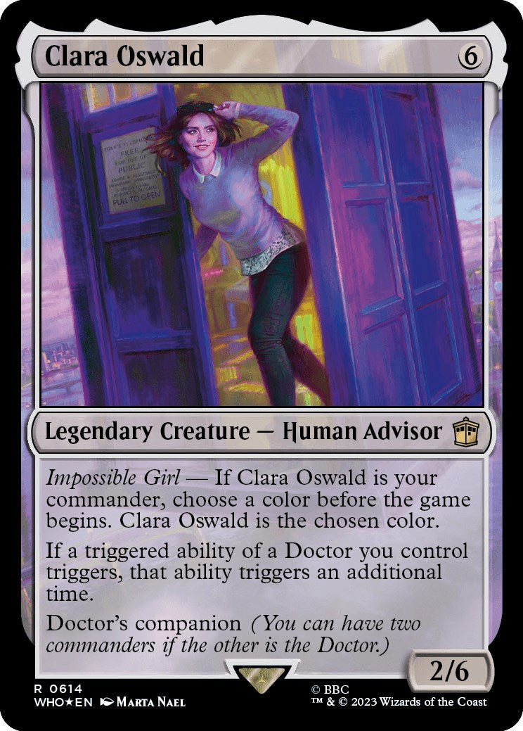 Clara Oswald (Surge Foil) [Doctor Who] | Jack's On Queen