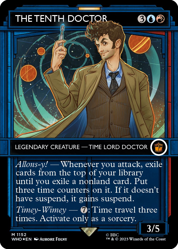 The Tenth Doctor (Showcase) (Surge Foil) [Doctor Who] | Jack's On Queen