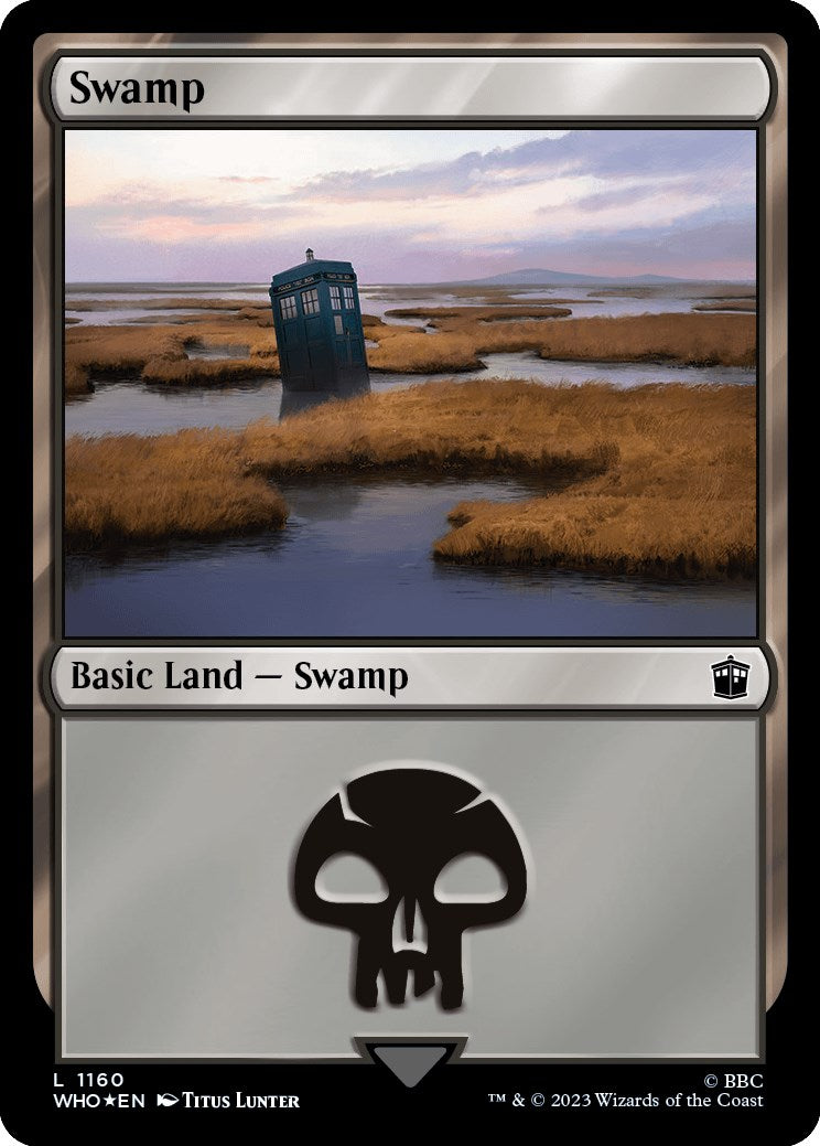 Swamp (1160) (Surge Foil) [Doctor Who] | Jack's On Queen