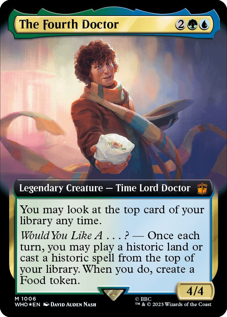 The Fourth Doctor (Extended Art) (Surge Foil) [Doctor Who] | Jack's On Queen