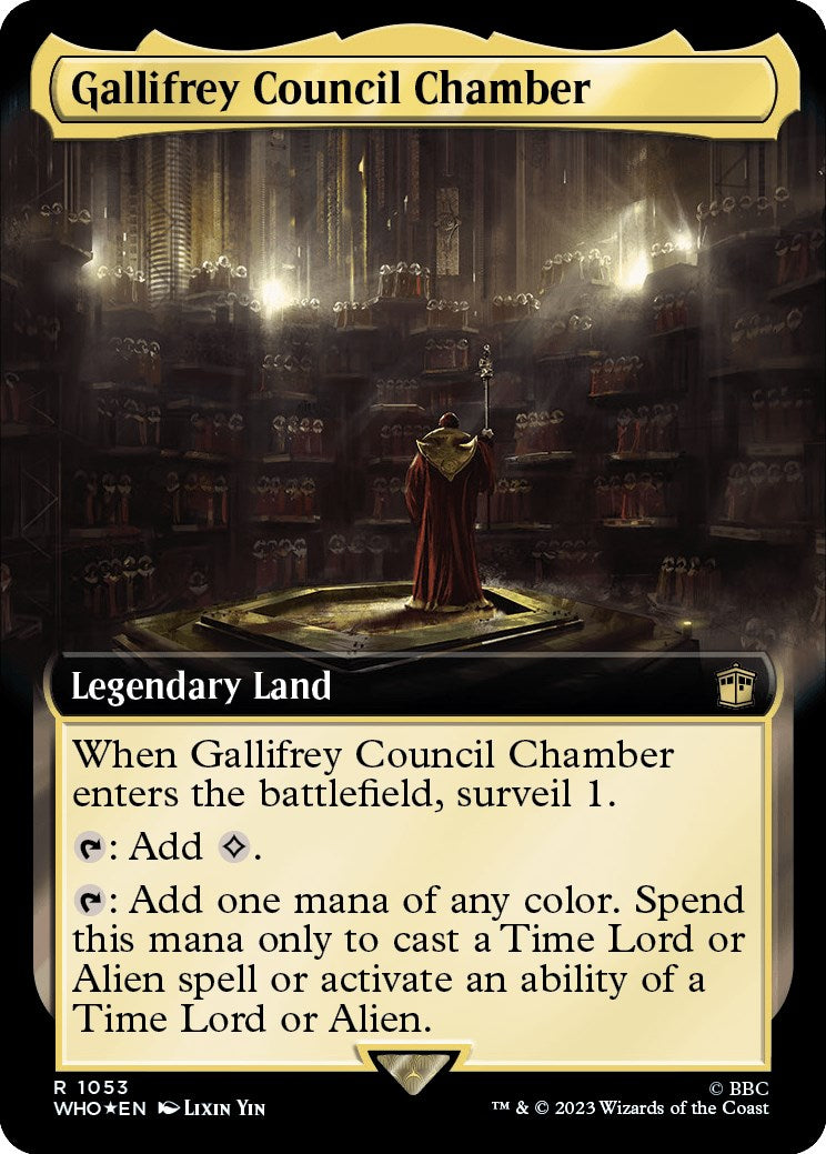 Gallifrey Council Chamber (Extended Art) (Surge Foil) [Doctor Who] | Jack's On Queen