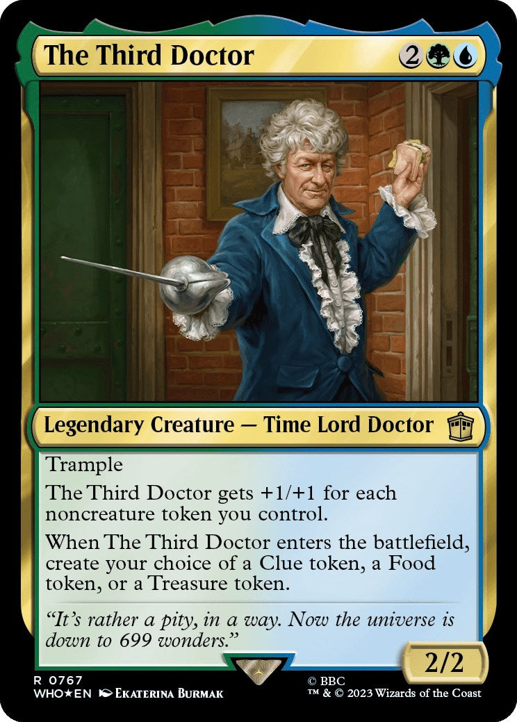 The Third Doctor (Surge Foil) [Doctor Who] | Jack's On Queen