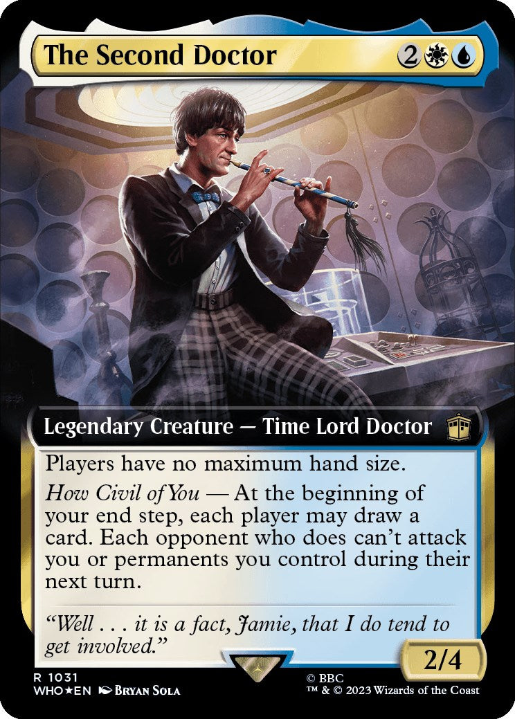 The Second Doctor (Extended Art) (Surge Foil) [Doctor Who] | Jack's On Queen