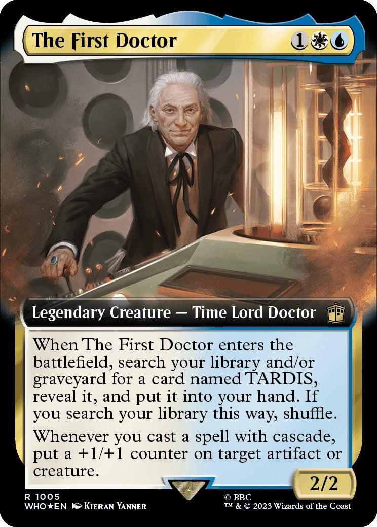 The First Doctor (Extended Art) (Surge Foil) [Doctor Who] | Jack's On Queen