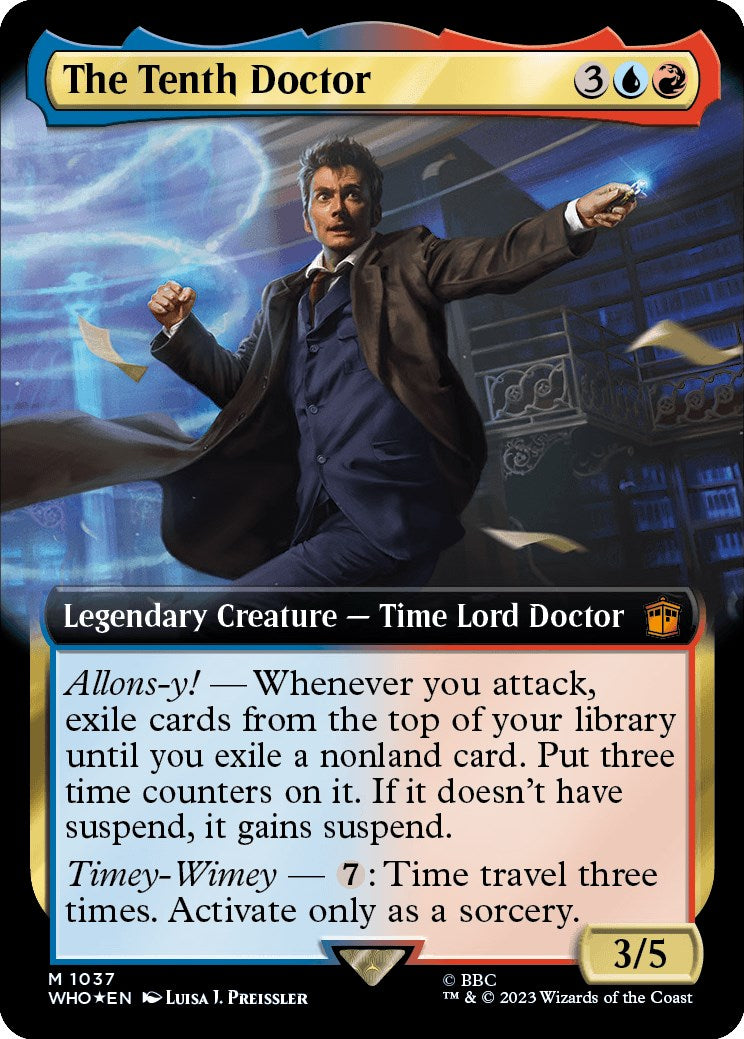 The Tenth Doctor (Extended Art) (Surge Foil) [Doctor Who] | Jack's On Queen