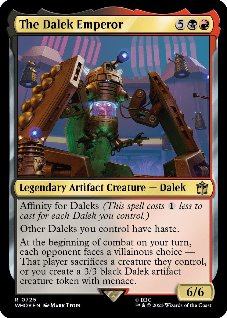 The Dalek Emperor (Surge Foil) [Doctor Who] | Jack's On Queen