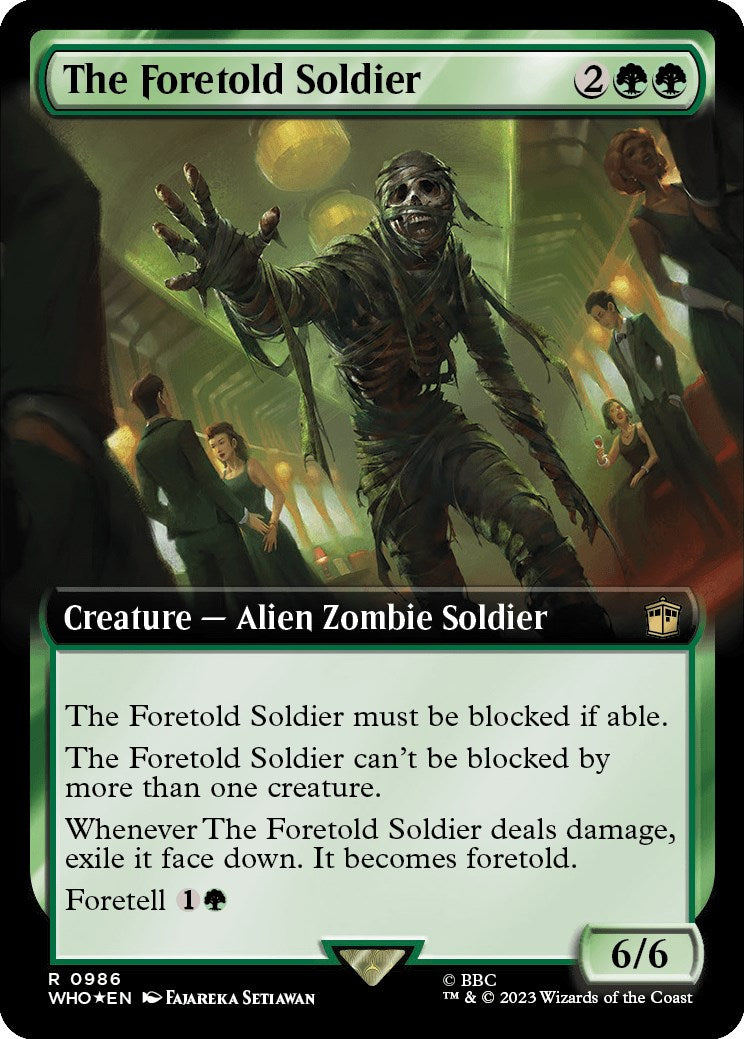 The Foretold Soldier (Extended Art) (Surge Foil) [Doctor Who] | Jack's On Queen
