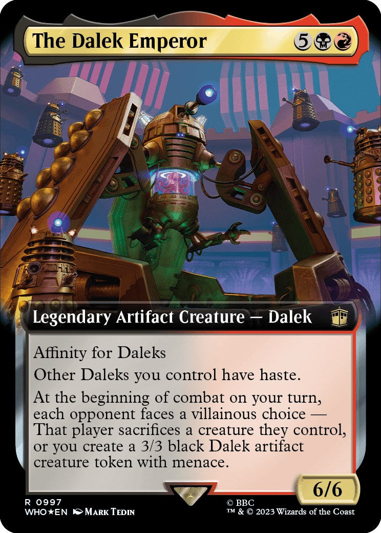 The Dalek Emperor (Extended Art) (Surge Foil) [Doctor Who] | Jack's On Queen