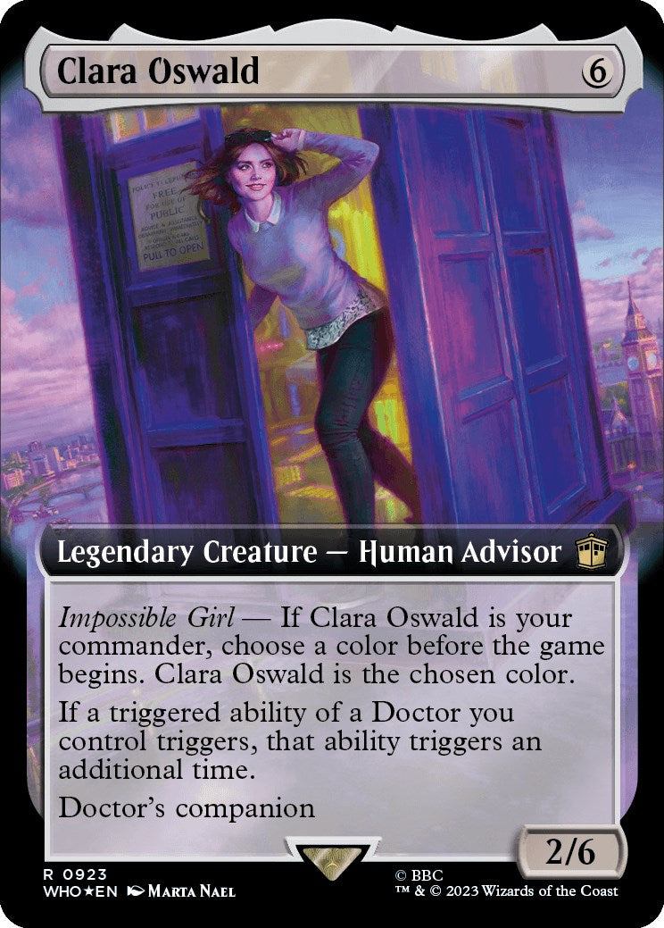 Clara Oswald (Extended Art) (Surge Foil) [Doctor Who] | Jack's On Queen