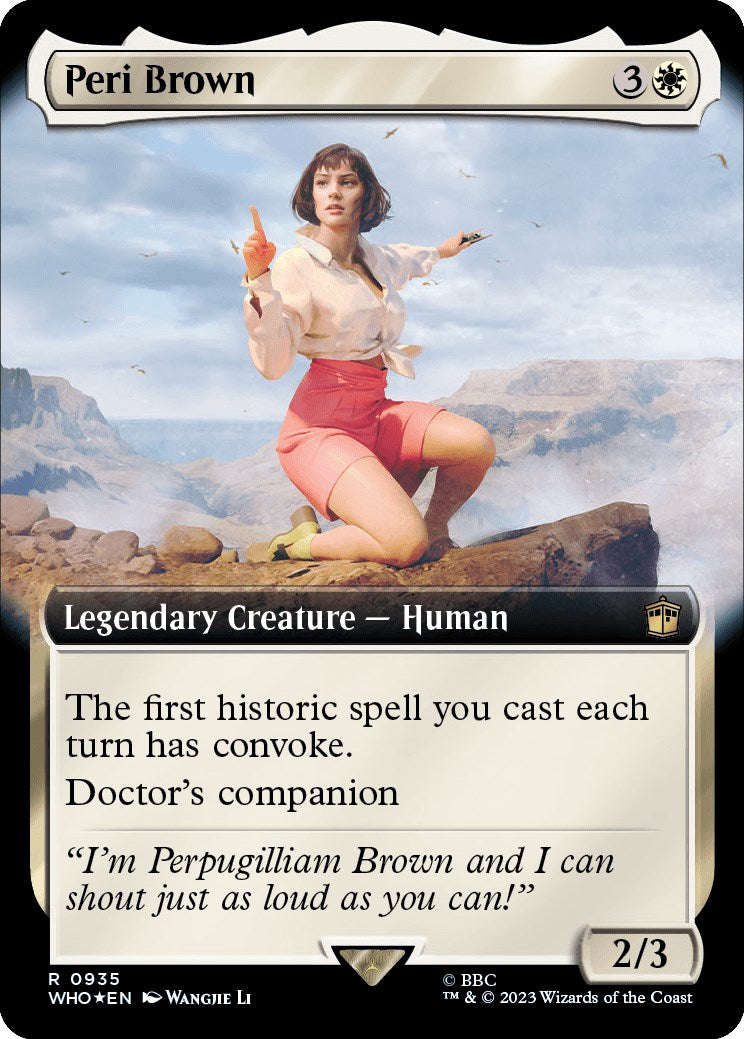 Peri Brown (Extended Art) (Surge Foil) [Doctor Who] | Jack's On Queen
