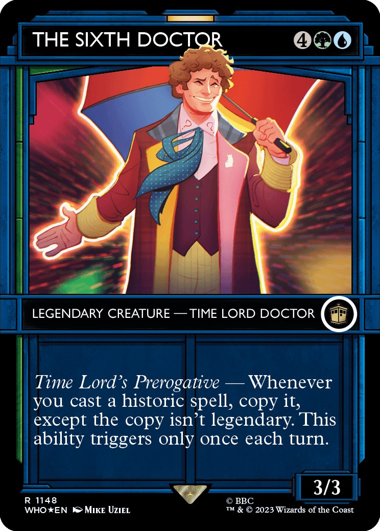 The Sixth Doctor (Showcase) (Surge Foil) [Doctor Who] | Jack's On Queen