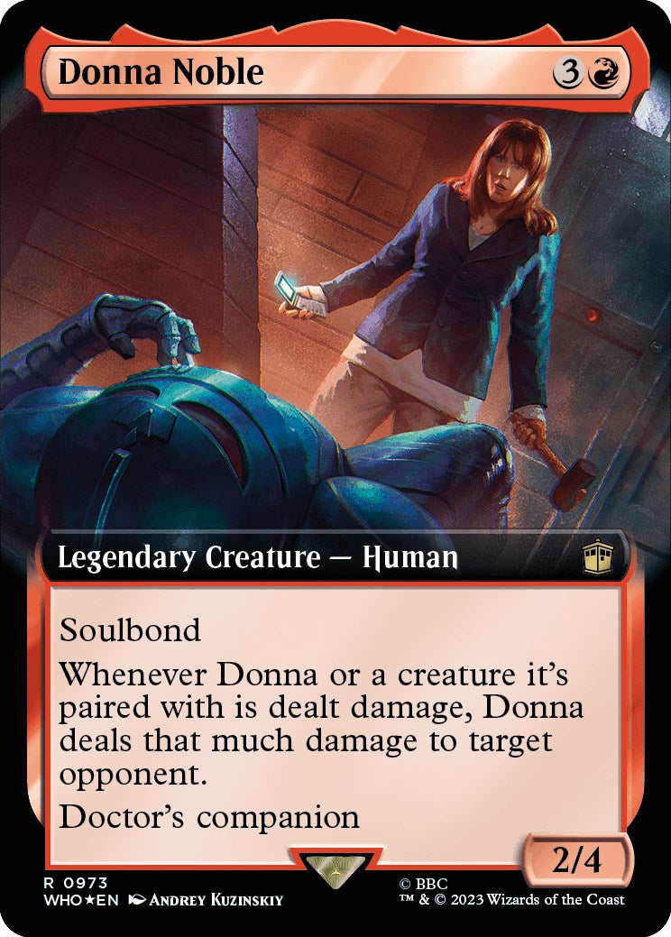 Donna Noble (Extended Art) (Surge Foil) [Doctor Who] | Jack's On Queen