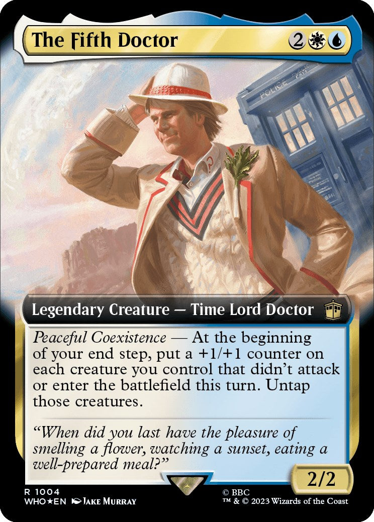 The Fifth Doctor (Extended Art) (Surge Foil) [Doctor Who] | Jack's On Queen