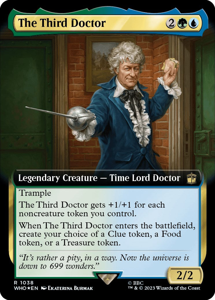 The Third Doctor (Extended Art) (Surge Foil) [Doctor Who] | Jack's On Queen