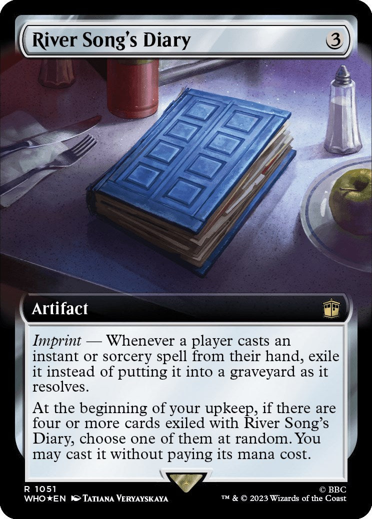River Song's Diary (Extended Art) (Surge Foil) [Doctor Who] | Jack's On Queen