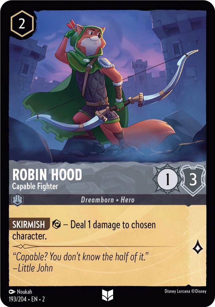 Robin Hood - Capable Fighter (193/204) [Rise of the Floodborn] | Jack's On Queen