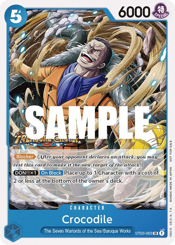 Crocodile (Tournament Pack Vol. 5) (ST03-003) [One Piece Promotion Cards] | Jack's On Queen