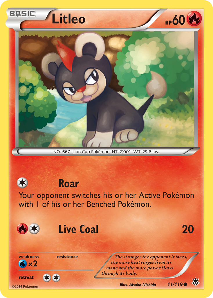 Litleo (11/119) [XY: Phantom Forces] | Jack's On Queen