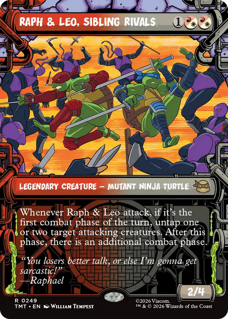 Raph & Leo, Sibling Rivals (Showcase) [Teenage Mutant Ninja Turtles] | Jack's On Queen