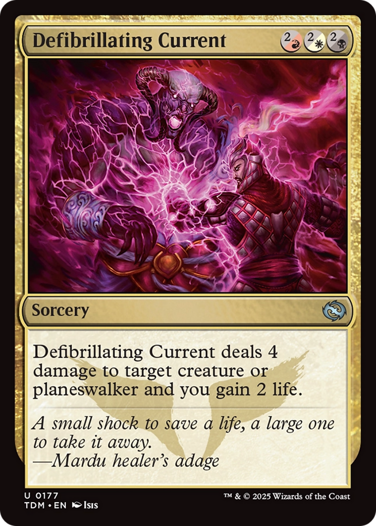 Defibrillating Current [Tarkir: Dragonstorm] | Jack's On Queen