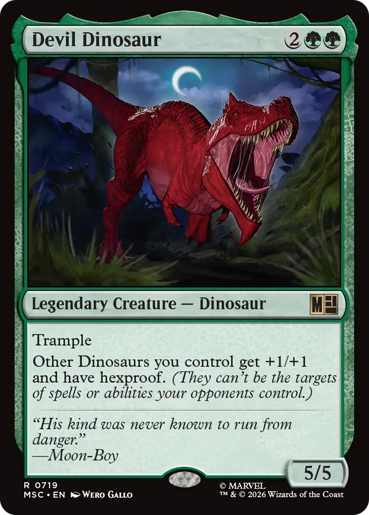 Devil Dinosaur [Marvel Super Heroes Commander] | Jack's On Queen