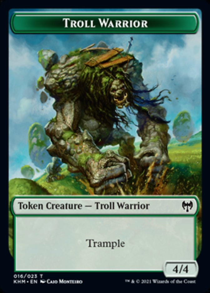 Troll Warrior Token [Kaldheim Tokens] | Jack's On Queen
