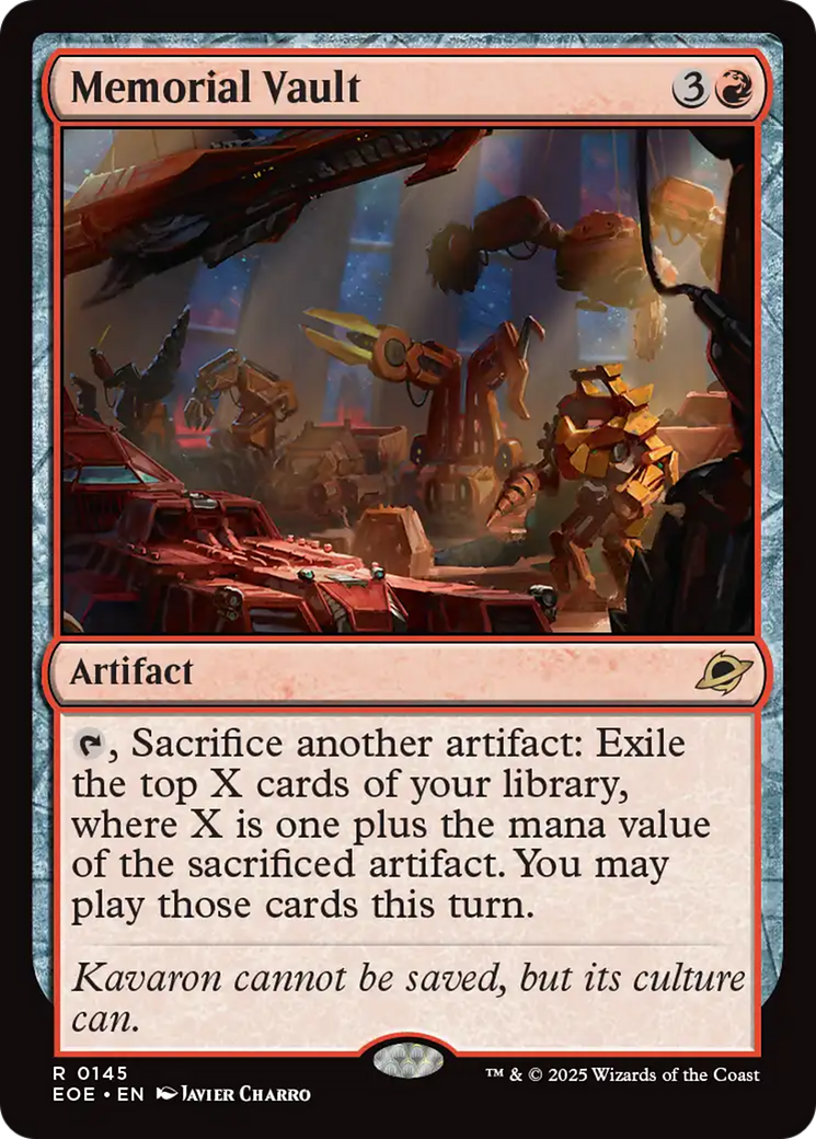 Memorial Vault [Edge of Eternities] | Jack's On Queen